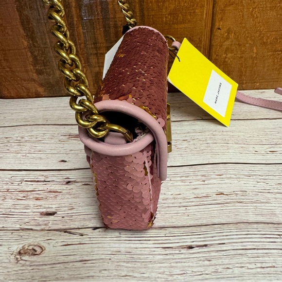 Marc Jacobs The Mini J Sequin Shoulder Bag - Picture 3 of 8